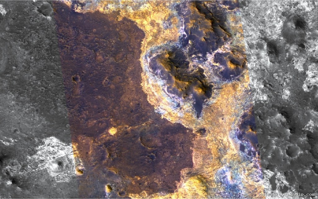 Sur Mars, une paléosurface marque la transition entre deux époques