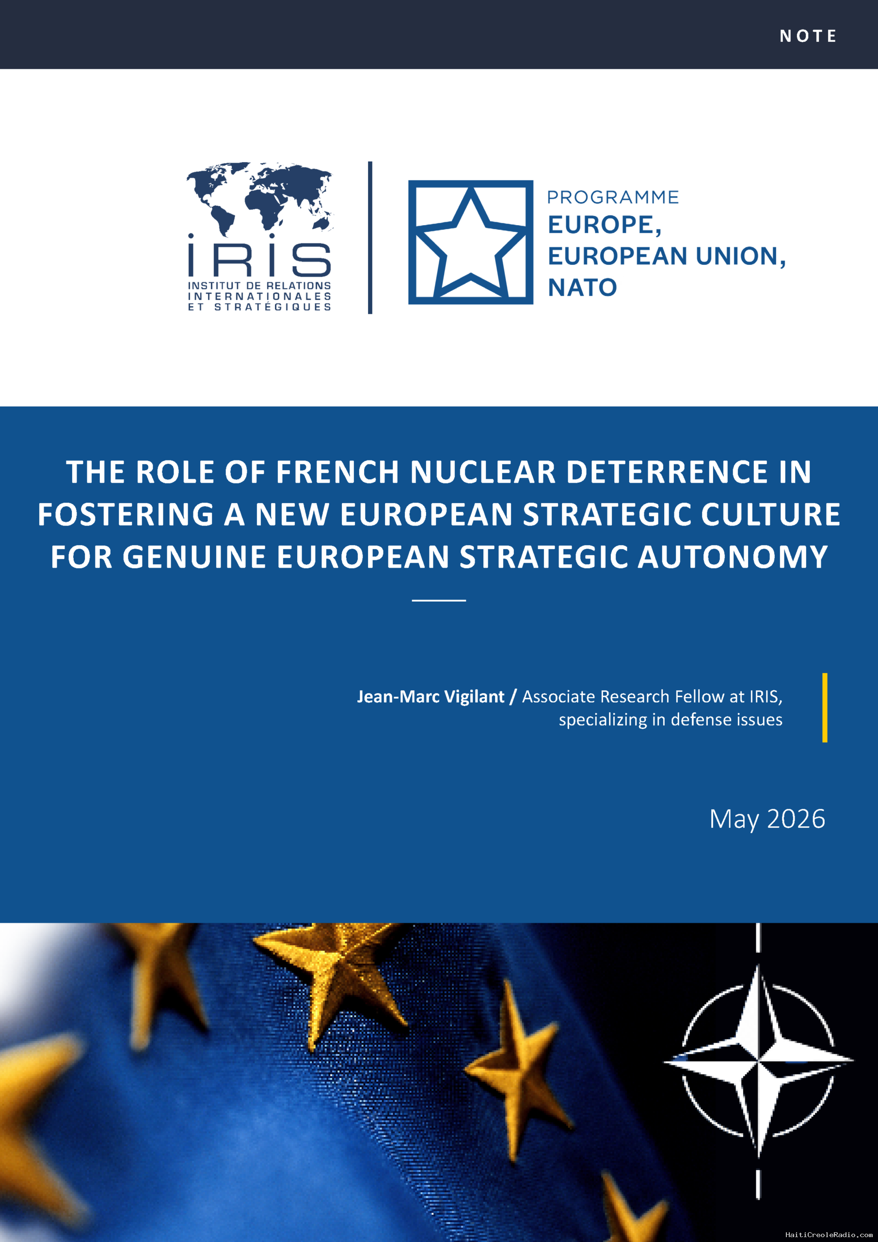 The role of French nuclear deterrence in fostering a new European strategic culture for genuine European strategic autonomy